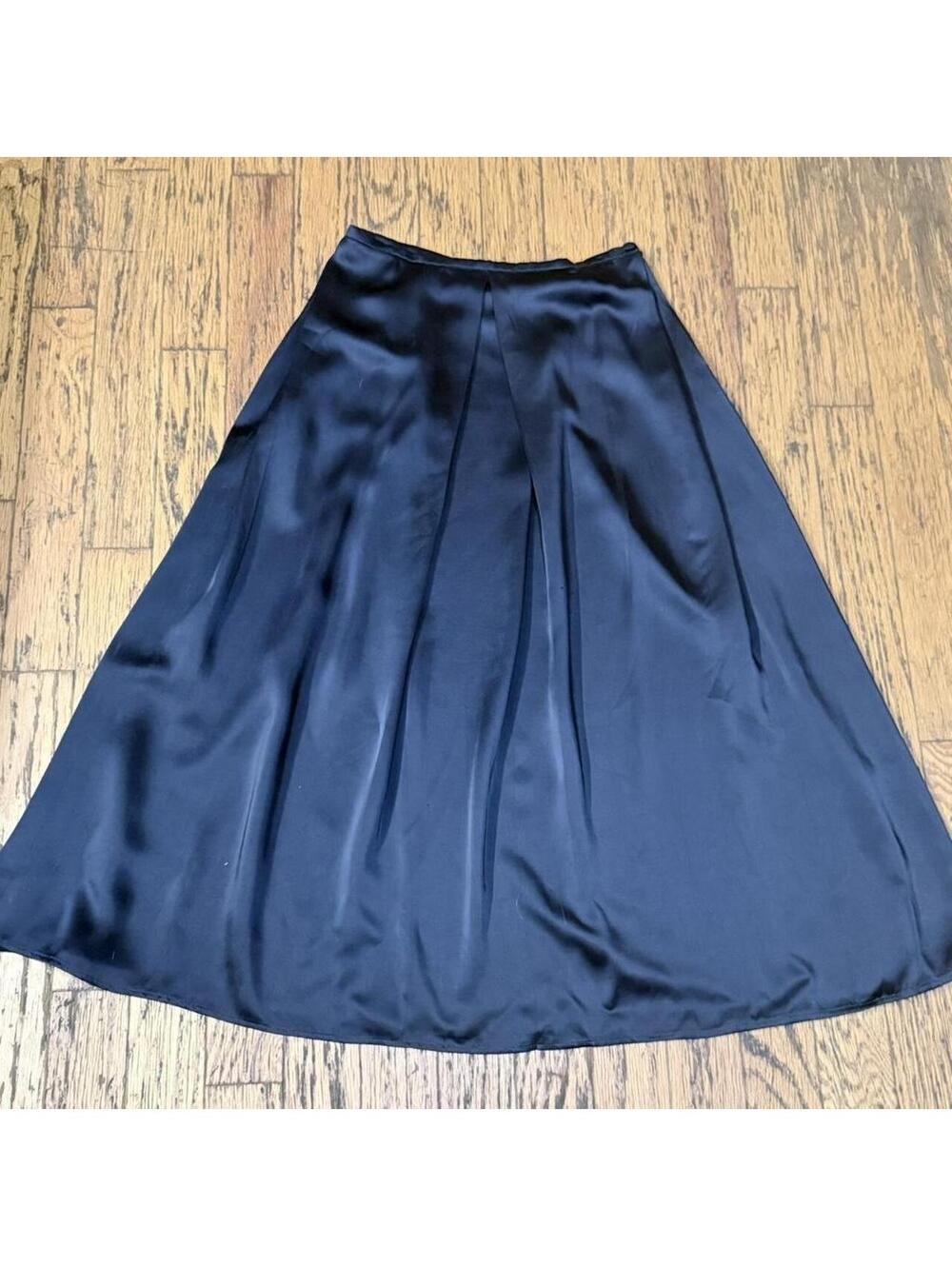 K-POP IDOL SATIN LIQUID SILK FAIRY GRUNGE MIDI SKIRT